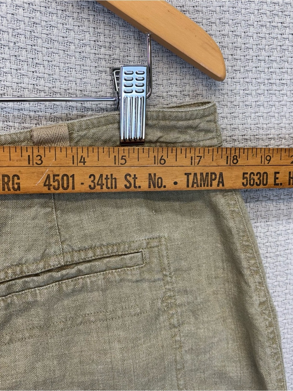 J. Jill 100% Linen Skirt Women’s Plus 18 Beige Khaki Casual Summer Minimalist - Picture 6 of 8